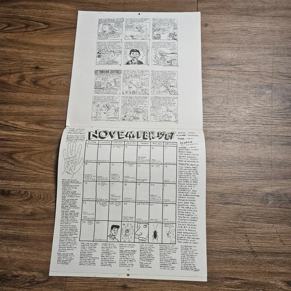 Lynda Barry & Matt Groening vintage 1987