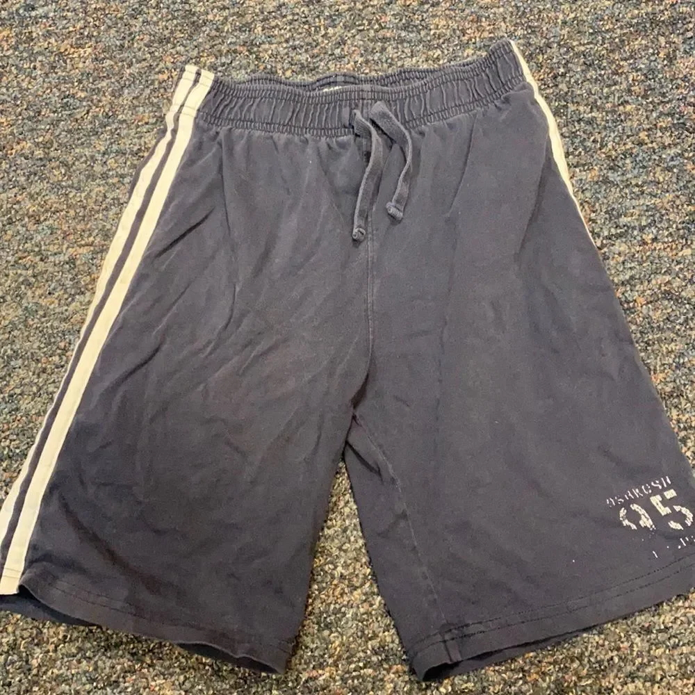 OshKosh BGosh Navy Blue Stripped Gym Shorts sz.12