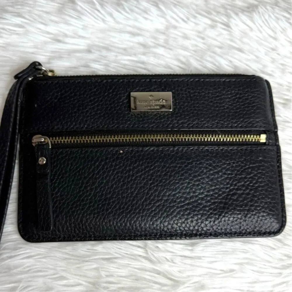 Kate Spade New York Black Wristlet
