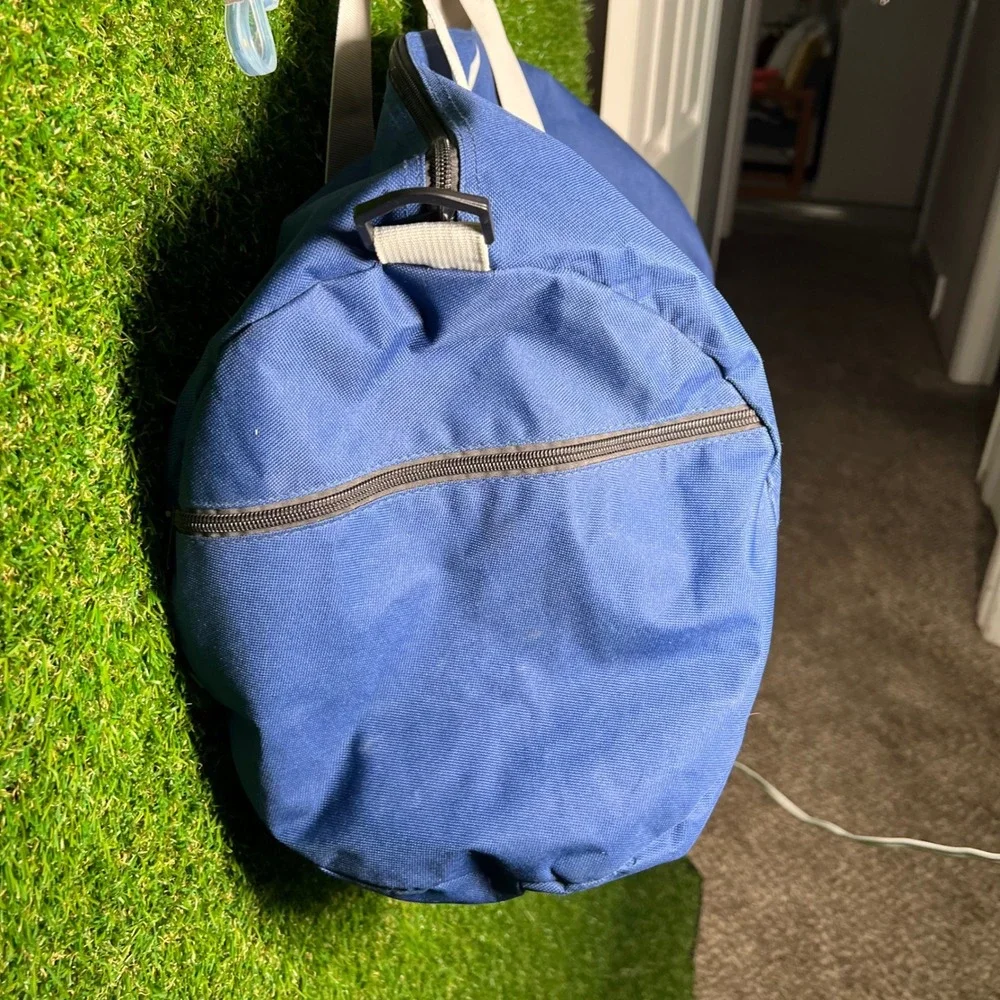 Dallas Cowboys Duffle Bag Blue Canvas Star Logo Travel Gym Weekender