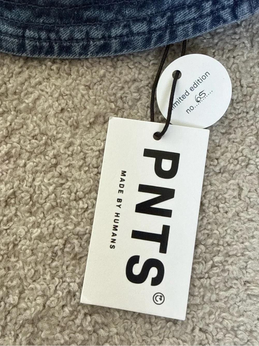 PNTS blue denim