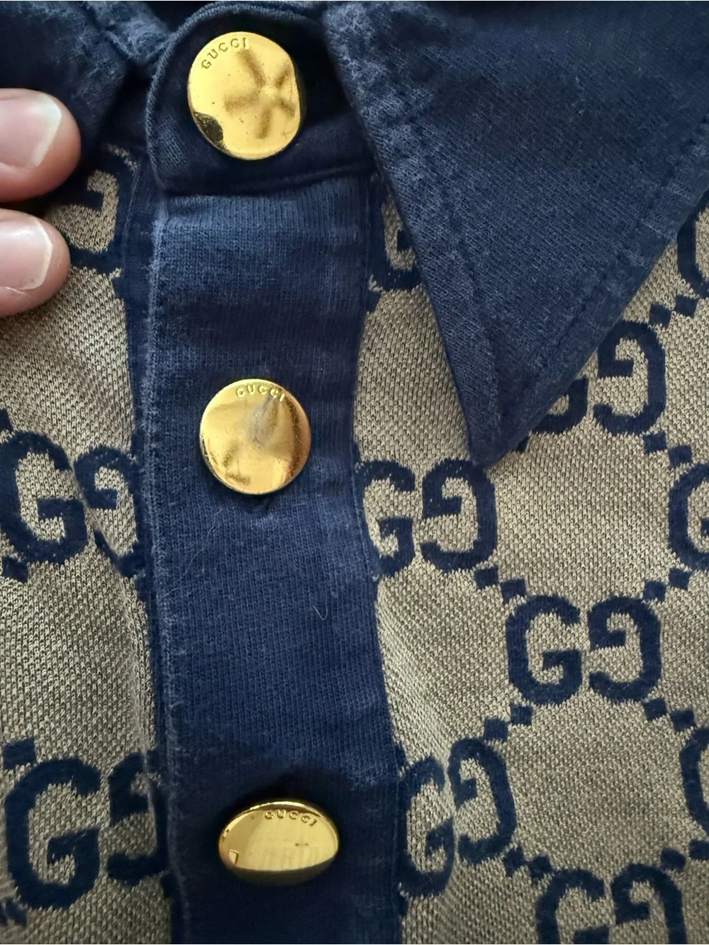 Gucci blue polo