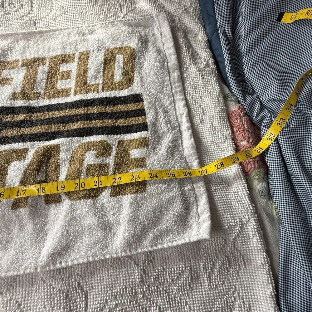 New Orleans Saints Dome Field Advantage Rally Towel Verizon NFL White Gold Black