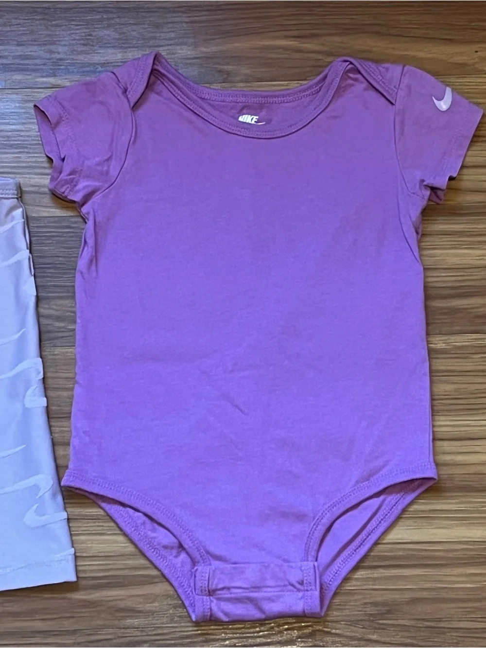Nike Girls Swoosh Motion 2-Piece Dress & Bodysuit Set Lavender Purple Size 18M