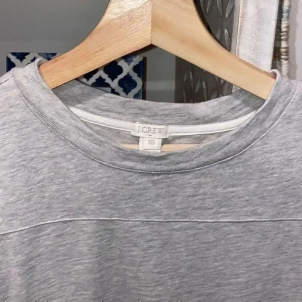 J. Crew woman’s gray sweatshirt dress size xsmall excellent condition