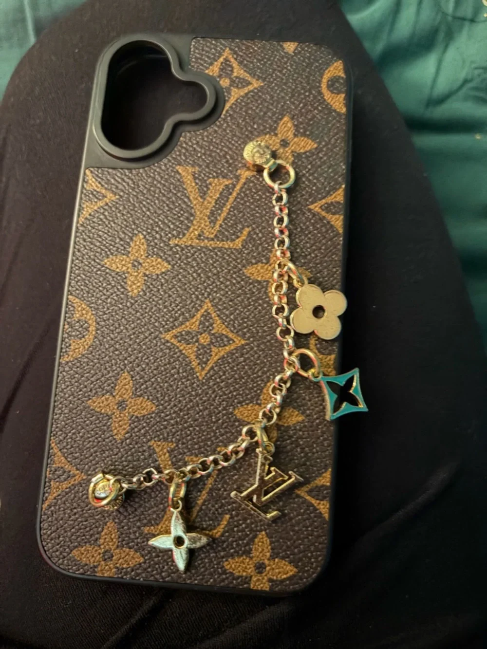 Louis Vuitton Brown Monogram Charm Phone Case - Brown
