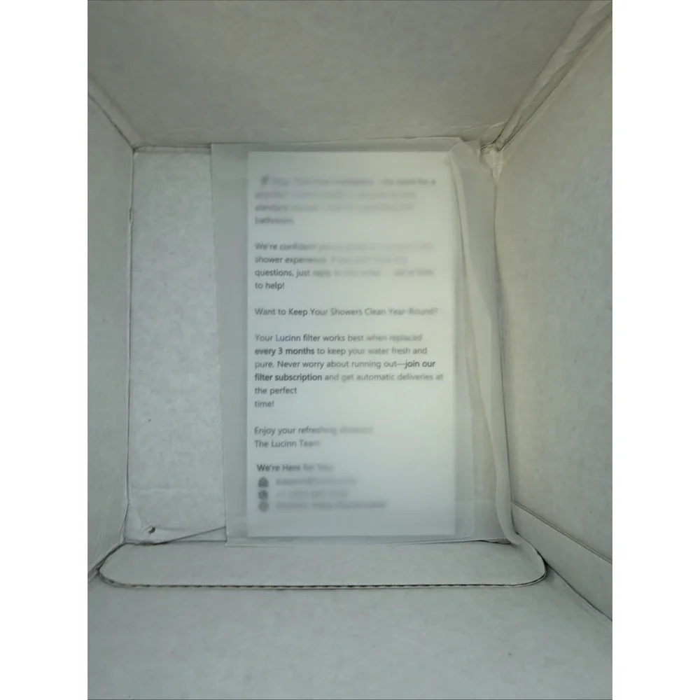 Lucinn Pro Filtered Showerhead