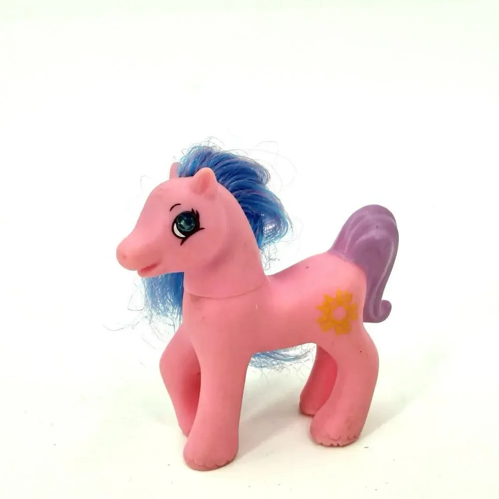 My Little Pony Sun Sparkle Pink MLP Yellow Sun Sparkle Eyes Jewel 1998 3