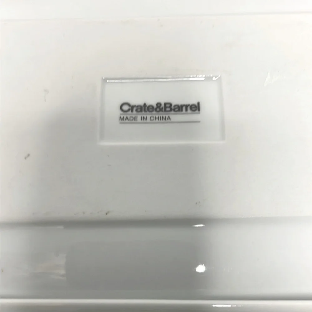 Crate&Barrel perfect three rectangular
