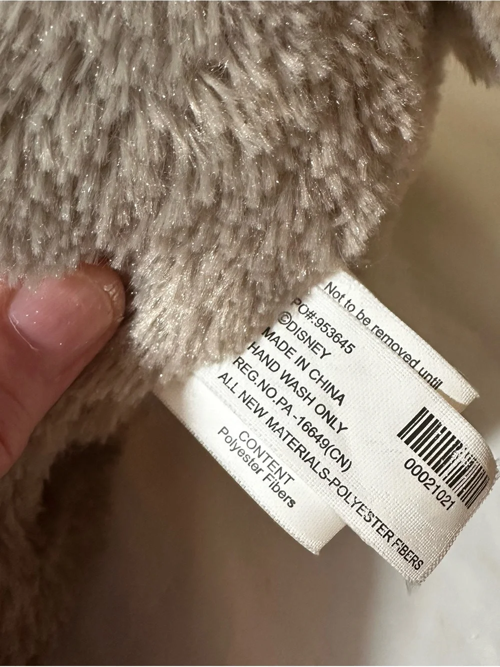 Disney plush moose