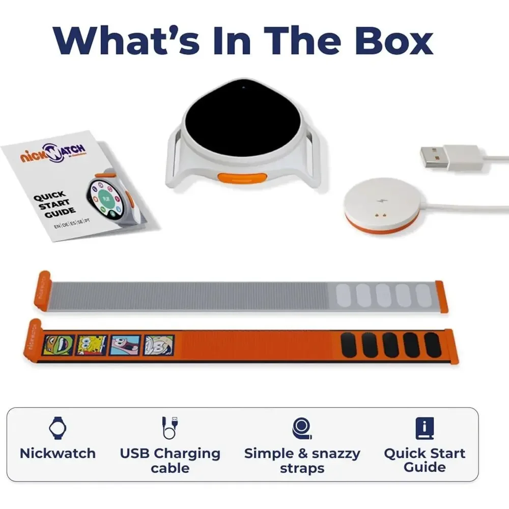 Nick Watch Kids Smart Watch GPS Tracker, Video Calling, SOS, Parental Controls