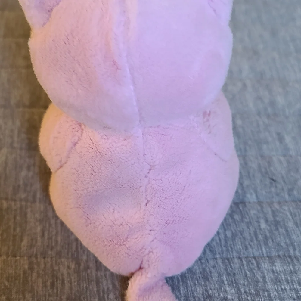 Ty Pink and White Plush Toy