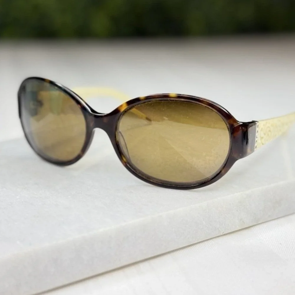 FAMES ONLY Ralph Lauren Sunglases Women 58mm Tortoise RA5046 Scroll Temple