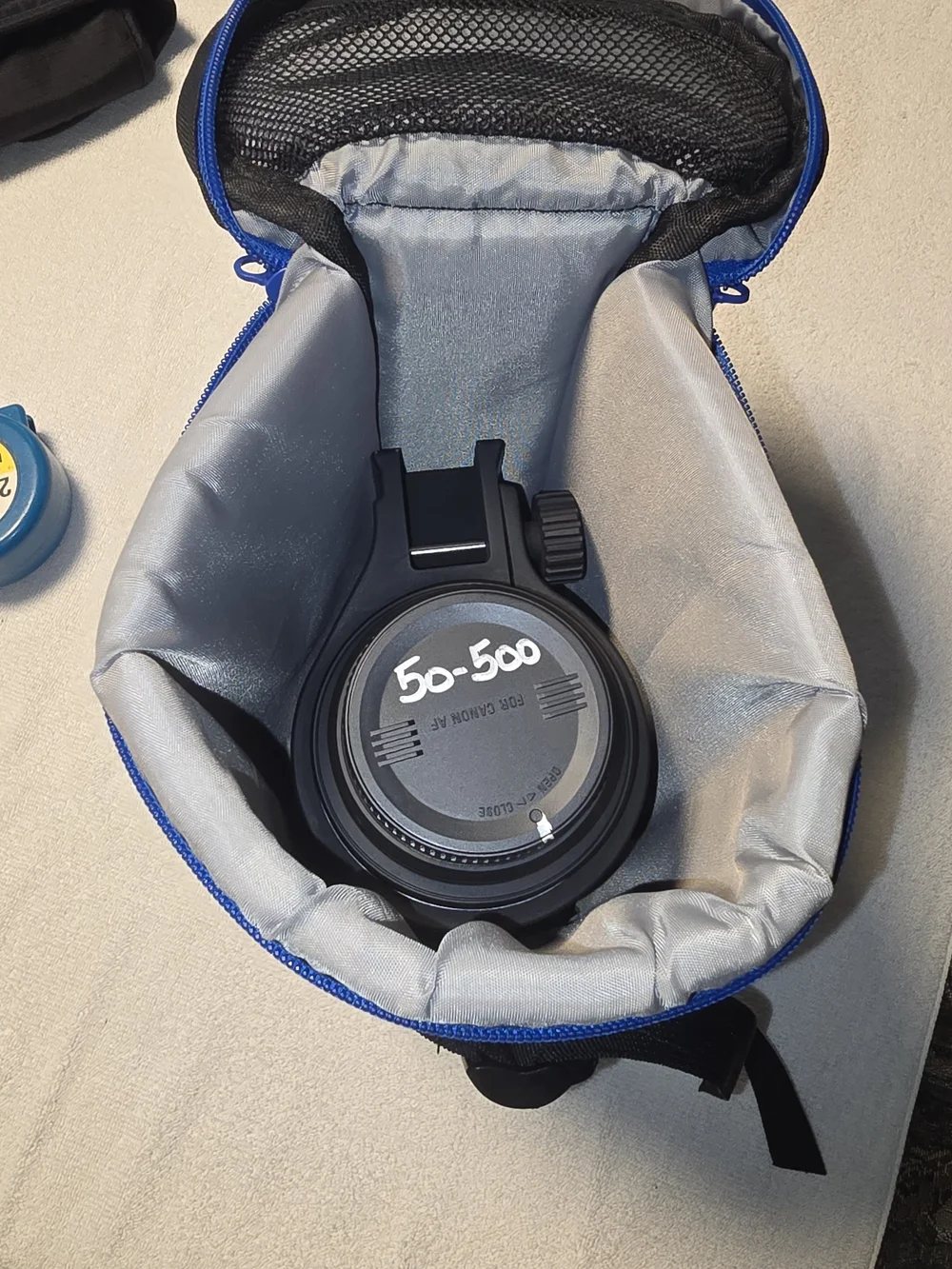 Large JJC Black Lens Case