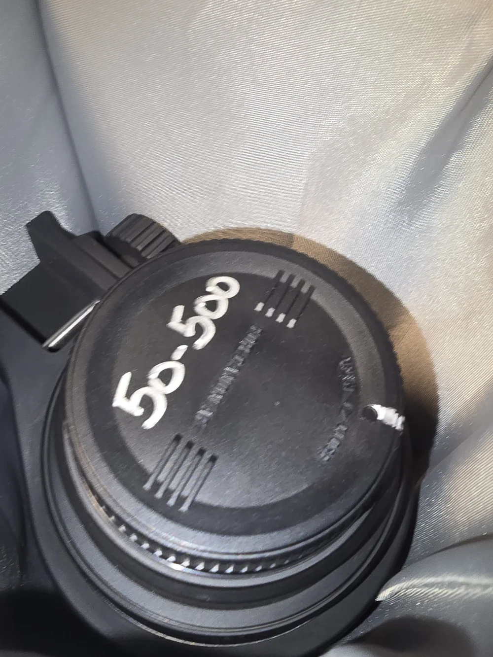 Large JJC Black Lens Case