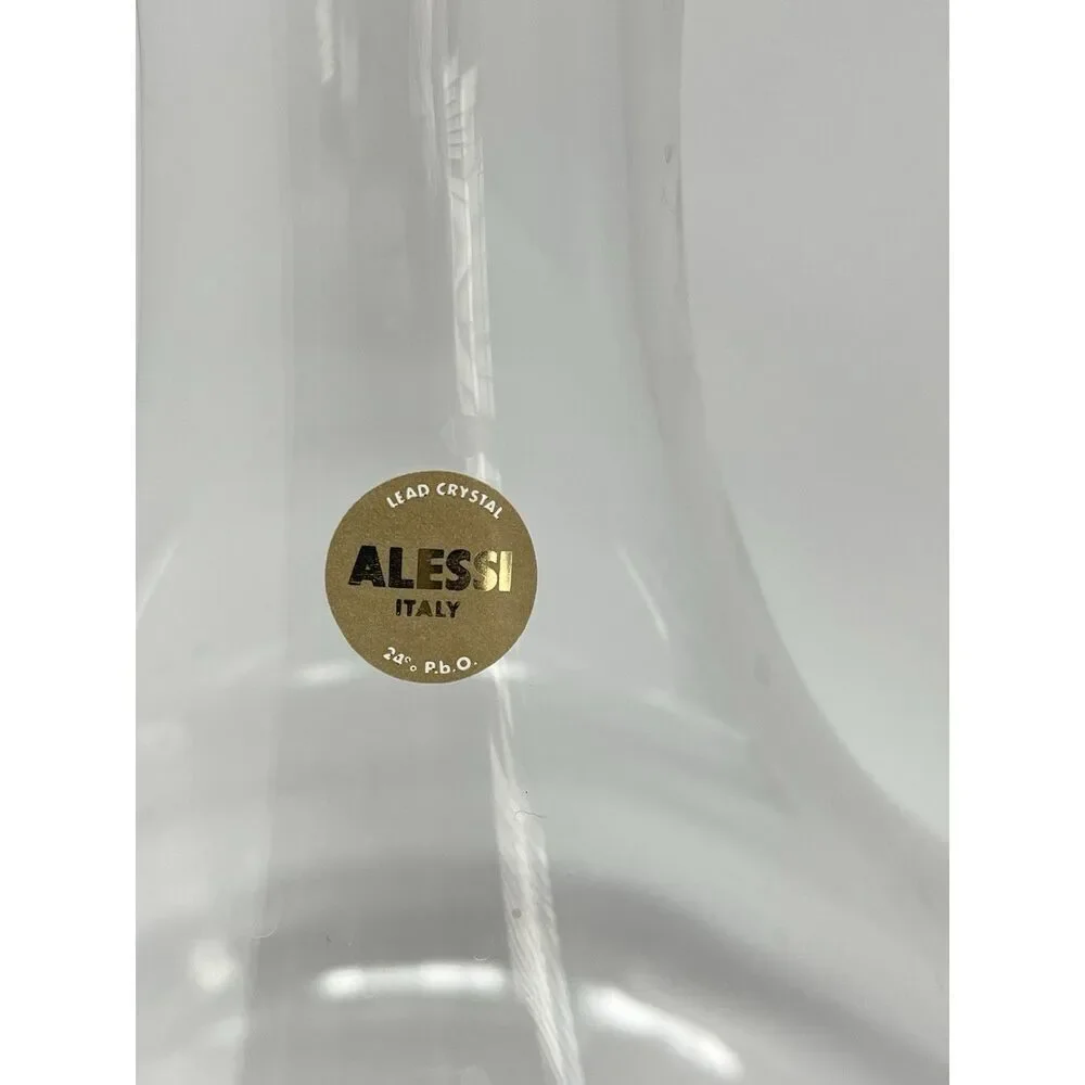Alessi crystal wine
