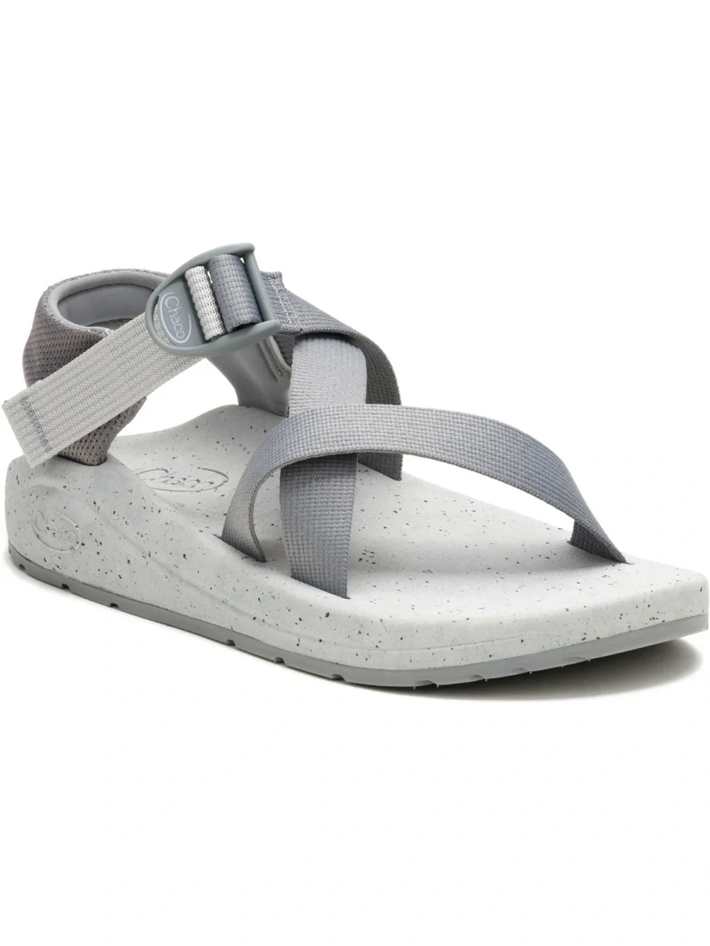 Chaco CushZ Extra Cushioned Gray Sport Sandals Men's Size 15 EUC
