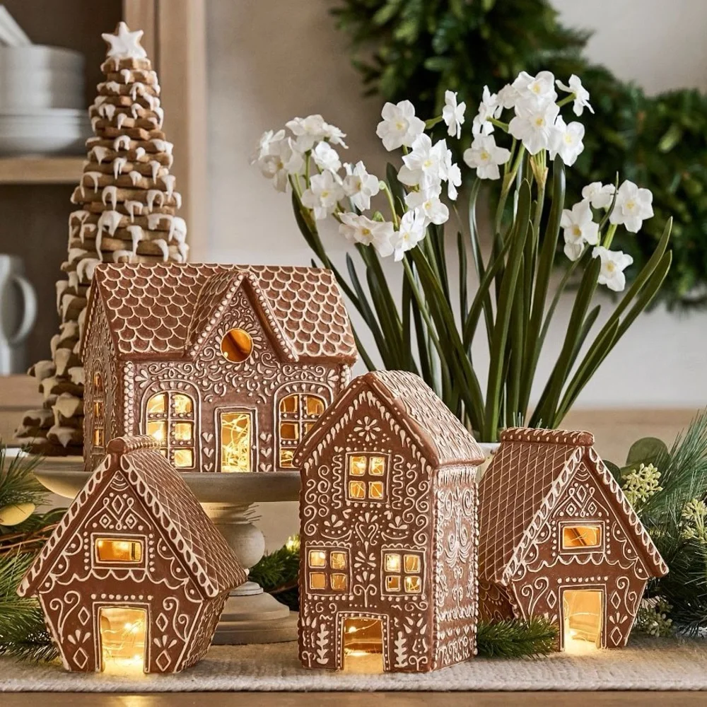 Pottery Barn handcrafted gingerbread