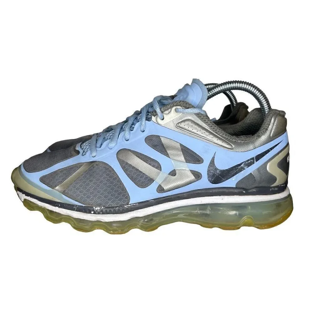 Nike Womens Air Max Plus 2012 487679-002 Gray Running Shoes Sneakers Size 9