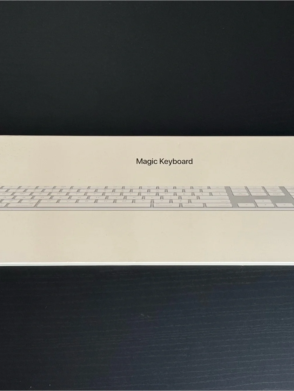 Apple Wireless Keyboard in Silver and White