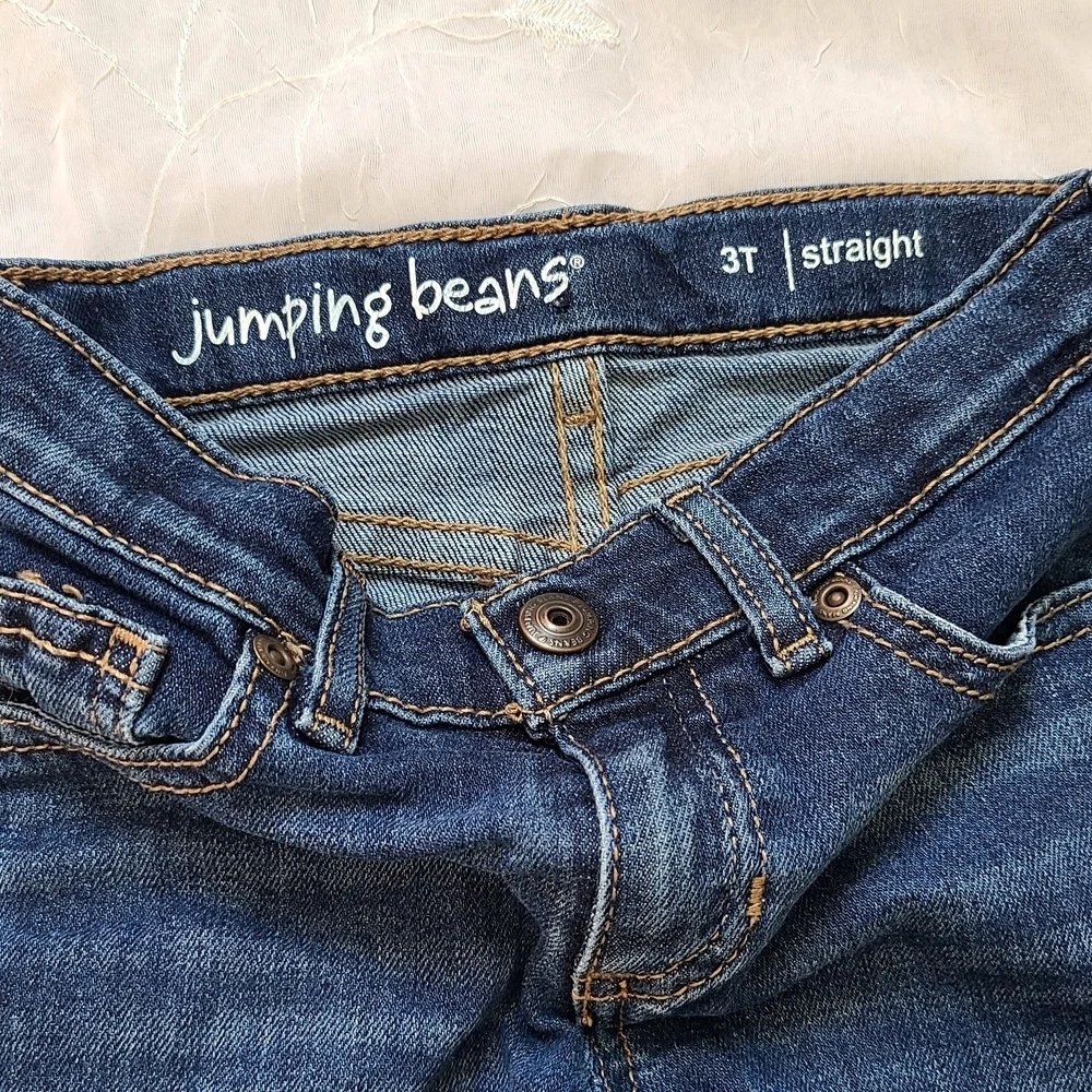 Jumping Beans Blue Straight Leg Jeans with Classic Style For Boys