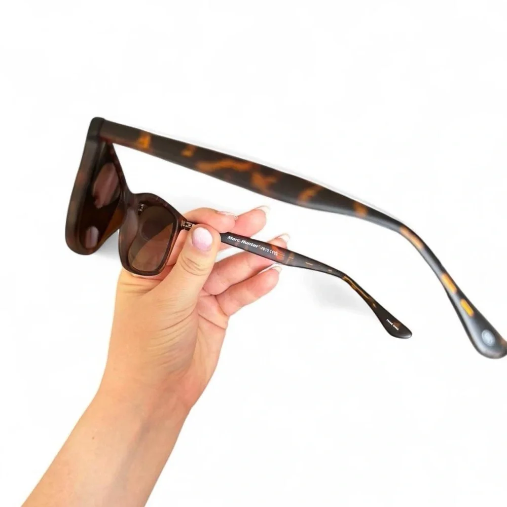 Marc Hunter MH7910 Matte Tortoise Oval Sunglasses 56/17/145