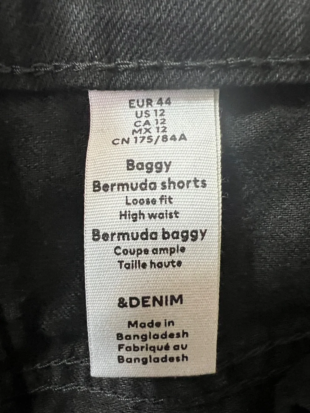 Bermuda Baggy High Denim shorts