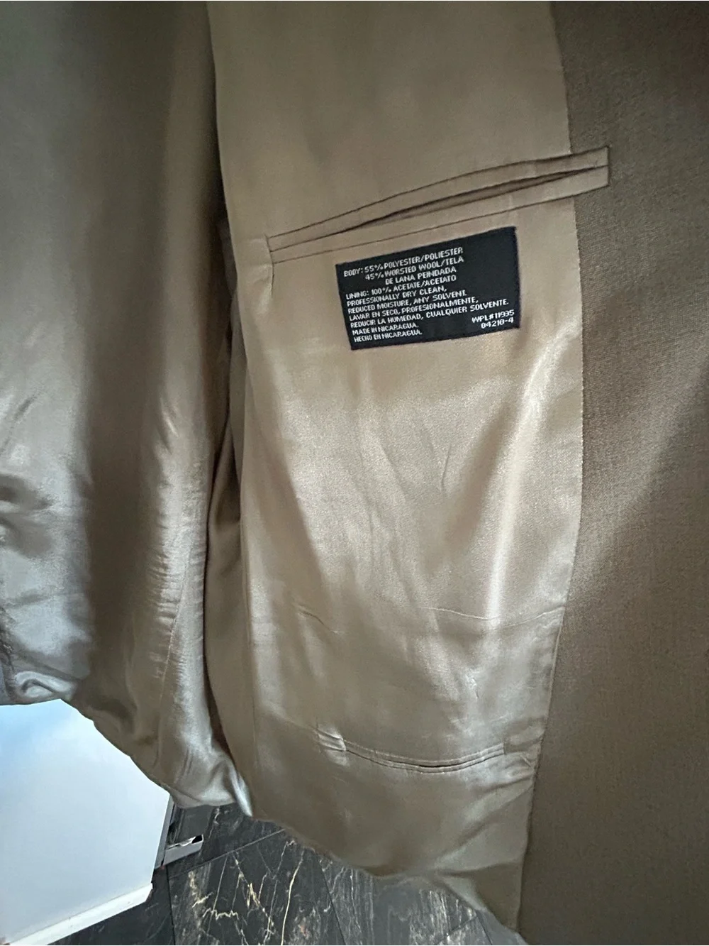 Stafford Tan Blazer