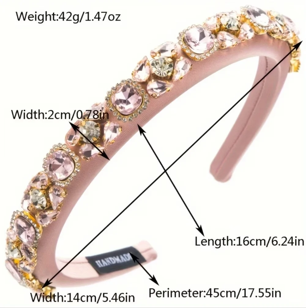 Hand Made vintage rhinestone