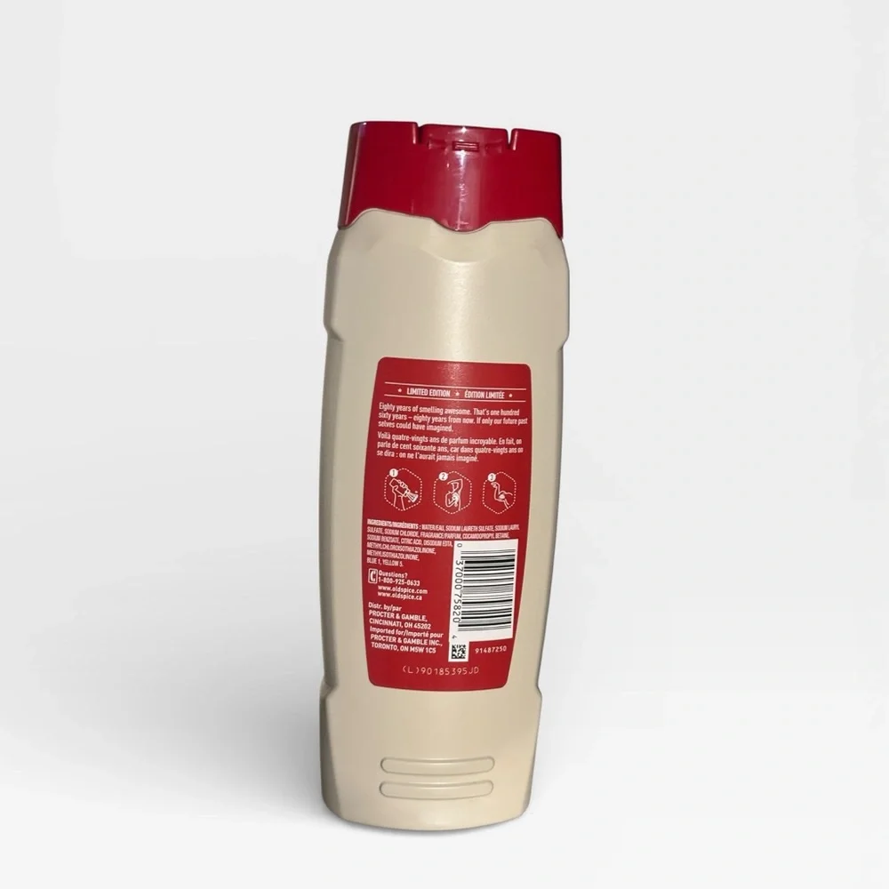 OLD SPICE 80TH ANNIVERSARY LIMITED EDITION BODY‎ WASH MEN 21 Oz. DISCONTINUED