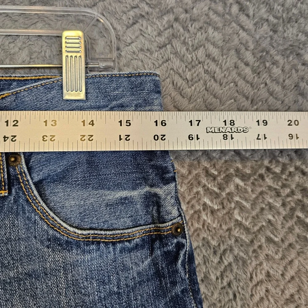 Gap Premium Standard Mens Straight Leg Blue Jeans 31x30 Medium Wash 100% Cotton