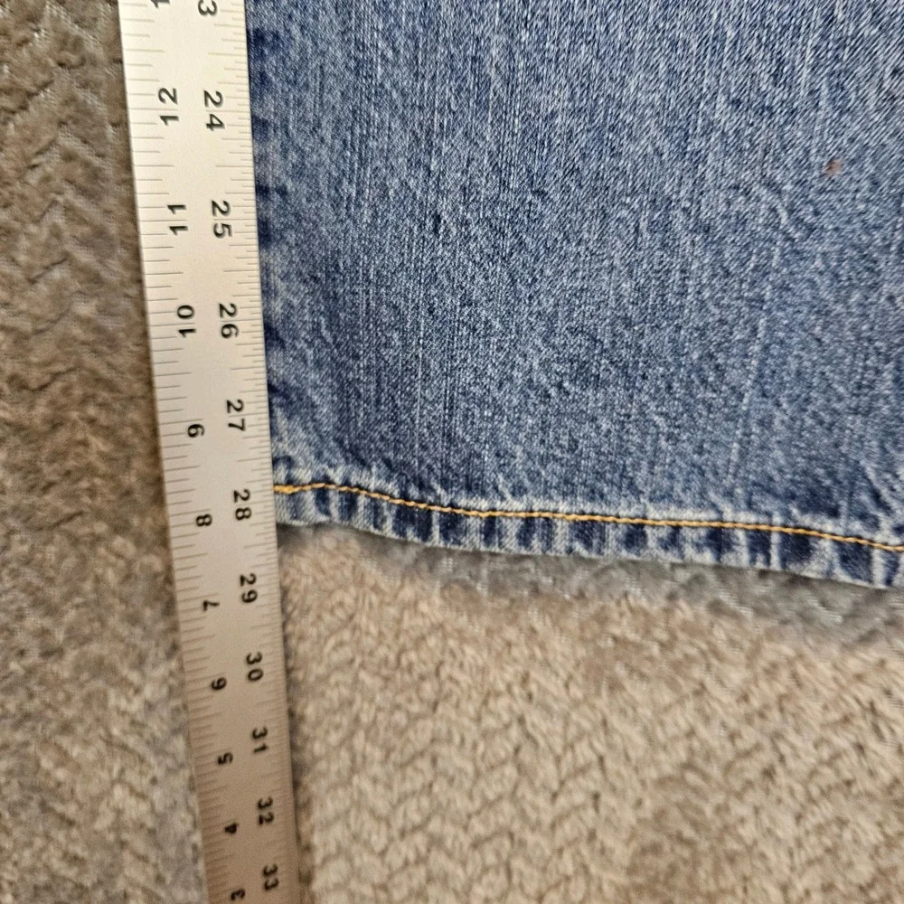 Gap Premium Standard Mens Straight Leg Blue Jeans 31x30 Medium Wash 100% Cotton