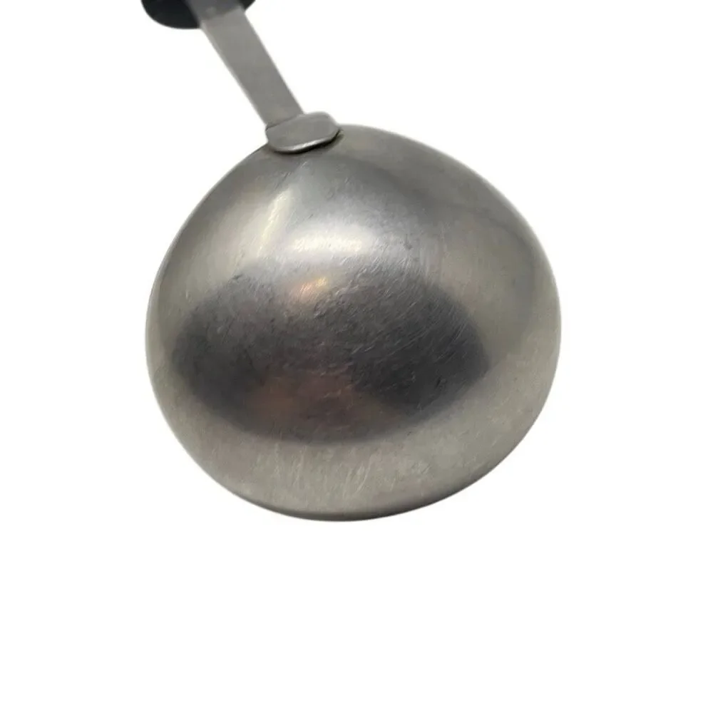 EKCO Ladle Stainless Steel and Nylon Vintage White Black Utensil