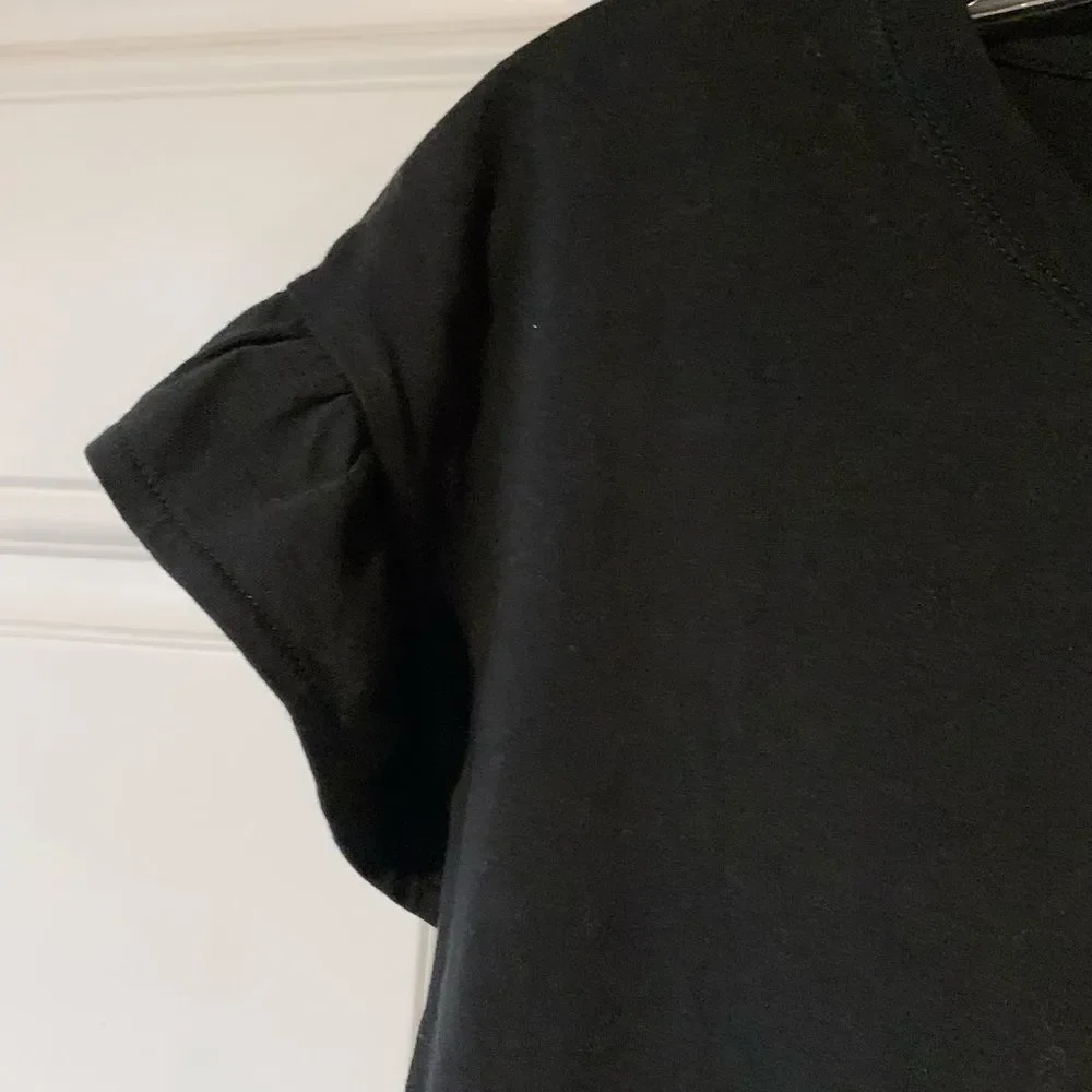 J.Crew Black T Shirt Dress