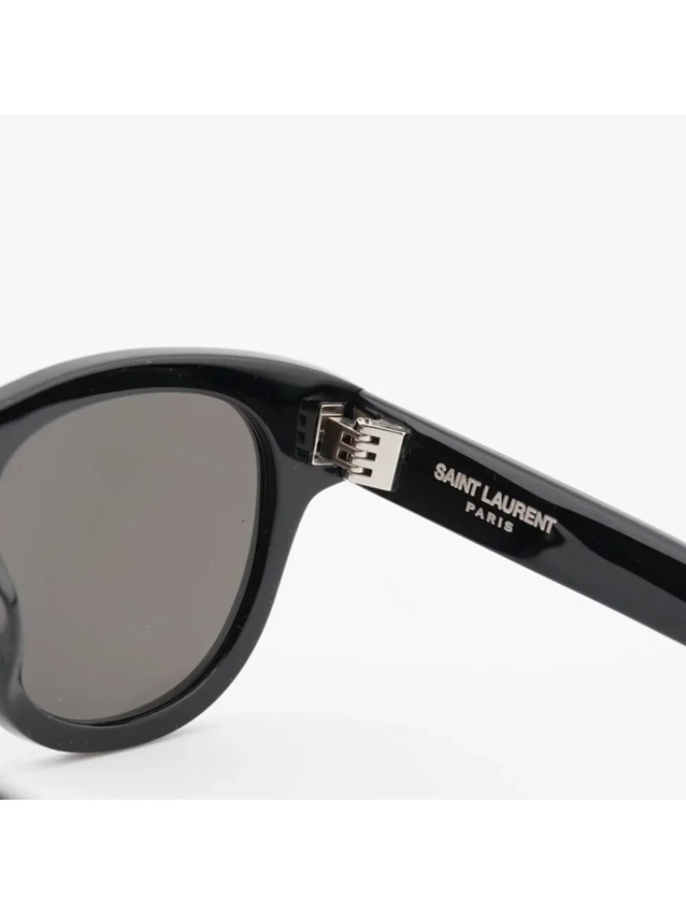 Saint Laurent SL571 006 Sunglasses Black Square Frame, Black Lenses