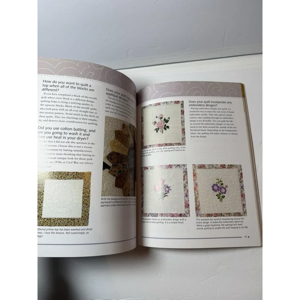 Quilt‎ as Desired Straight Line Free Motion Quilting Book Charlene C Frable