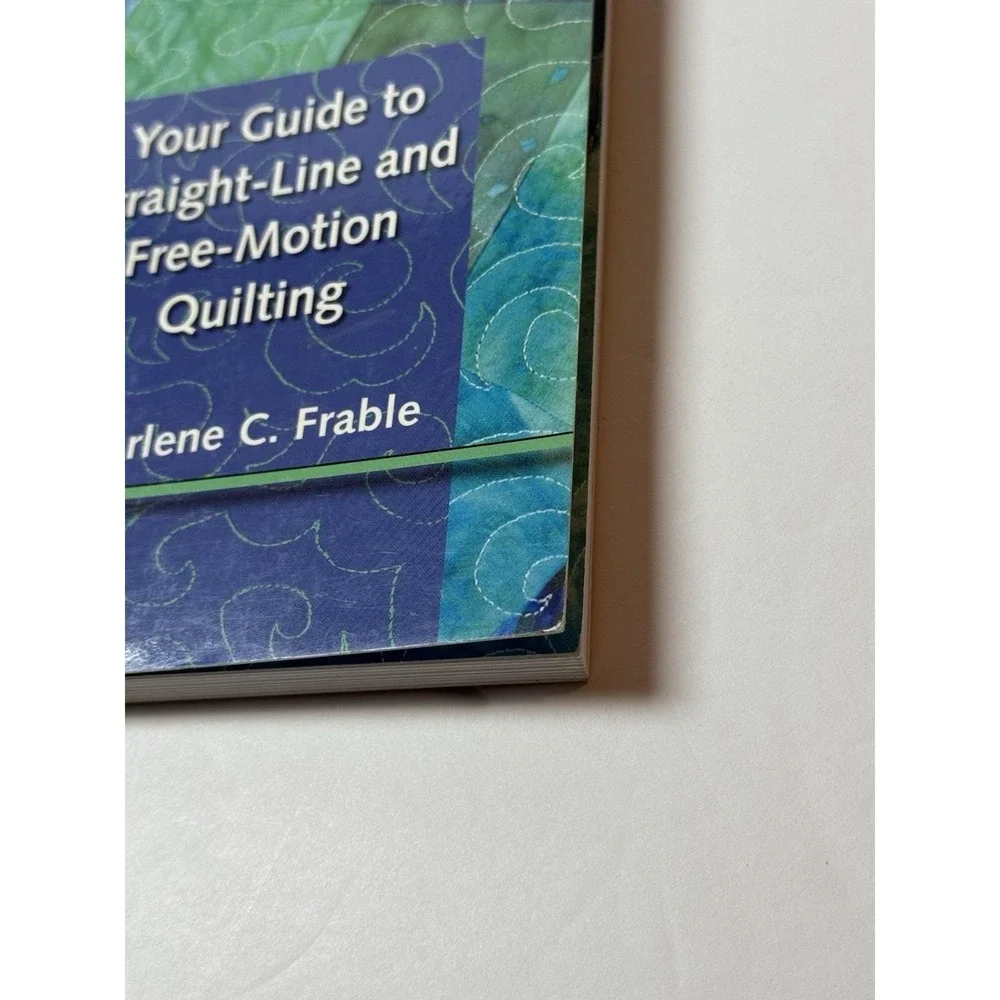 Quilt‎ as Desired Straight Line Free Motion Quilting Book Charlene C Frable