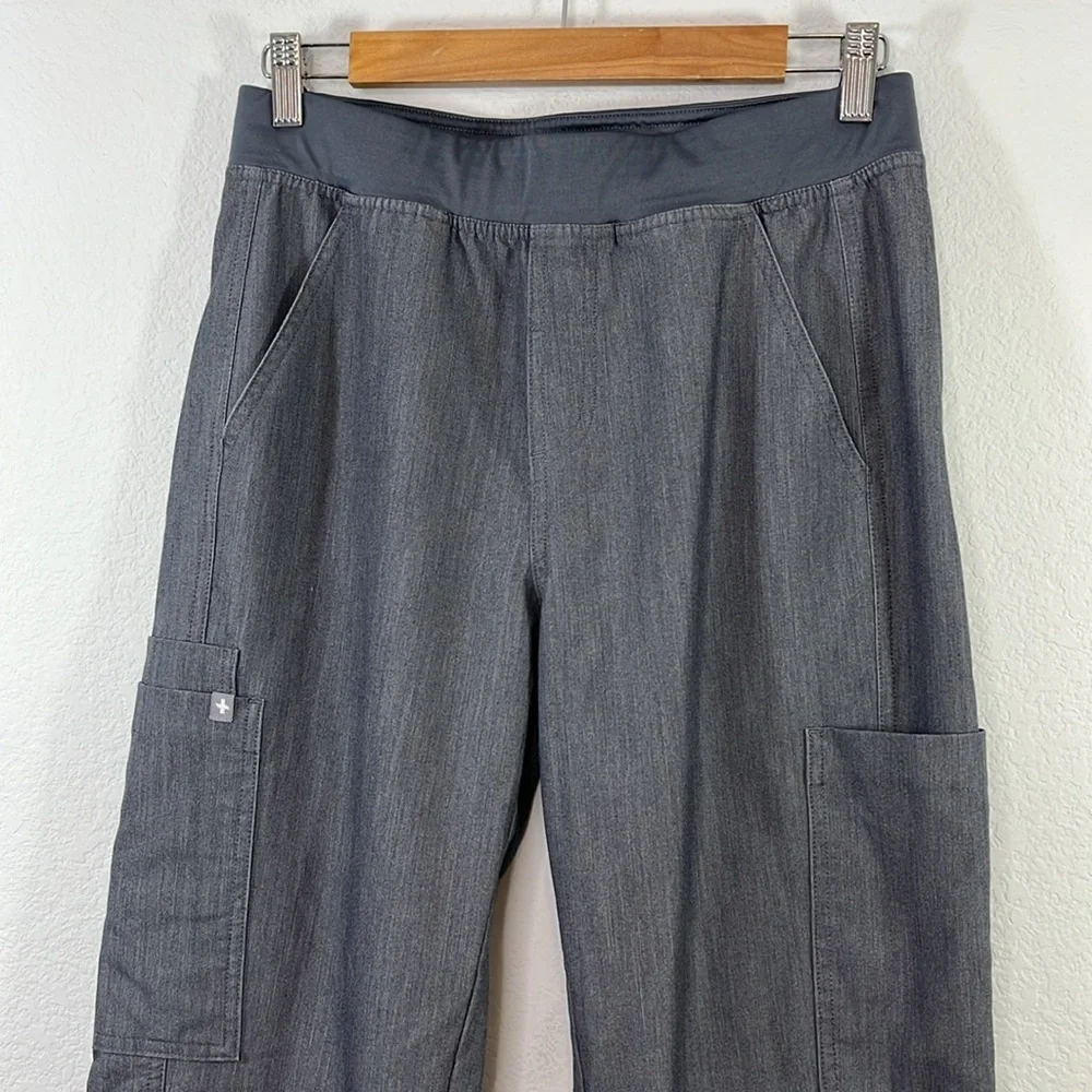 FIGS Axim Cargo‎ Pant Graphite Grey size Small Medical Scrubs