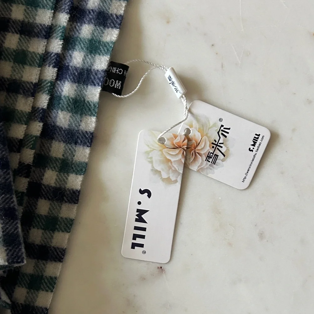 S.Mill elegant checkered