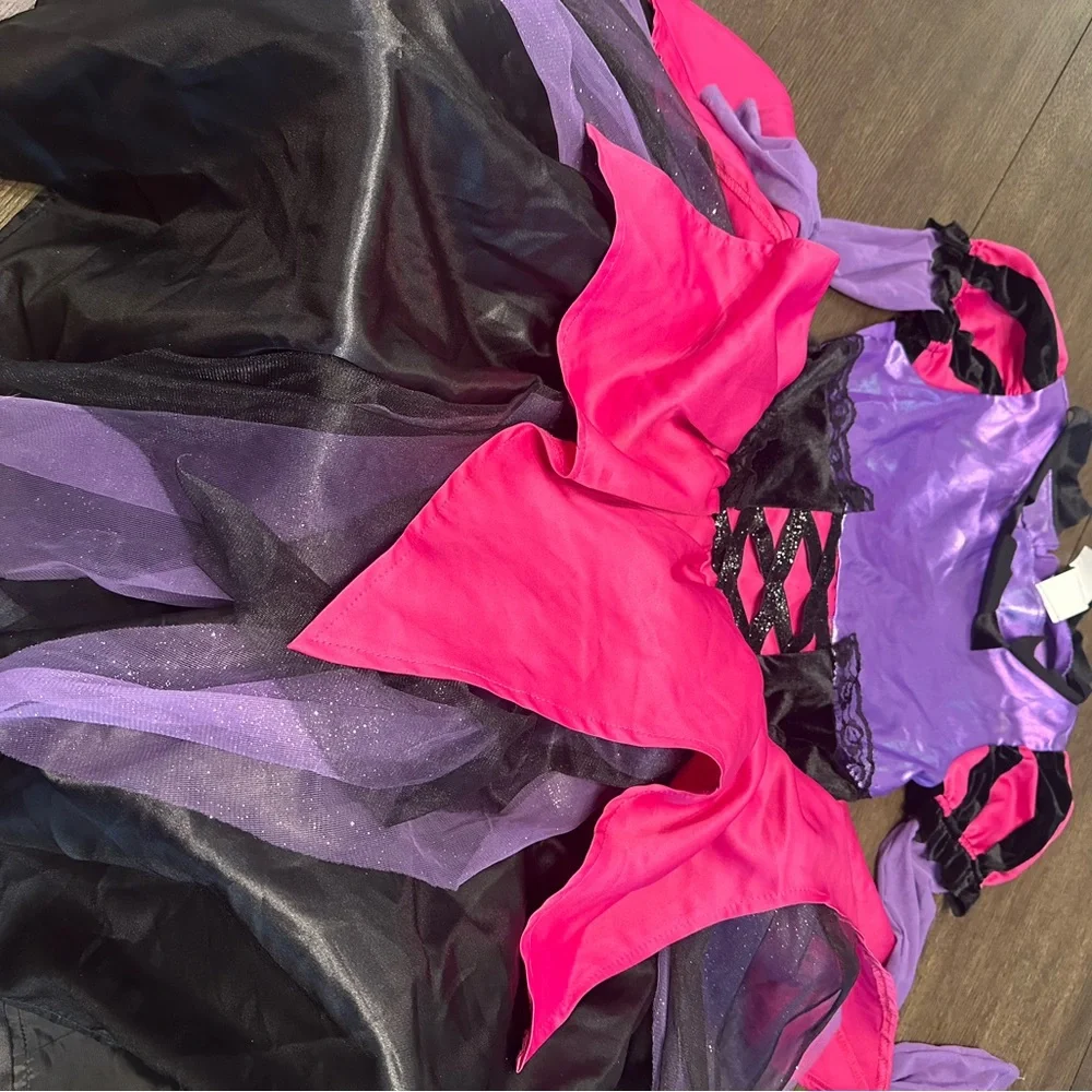 Disguise Witch Costume‎ - Fuchsia, Violet, and Black