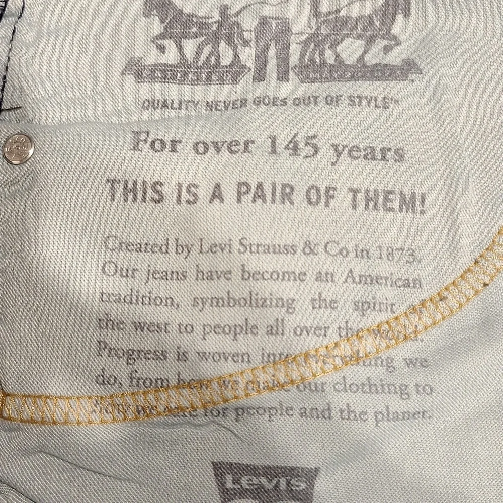 f Levi's Blue Straight-Leg Jeans with Classic Indigo Wash Very Nice 48x30