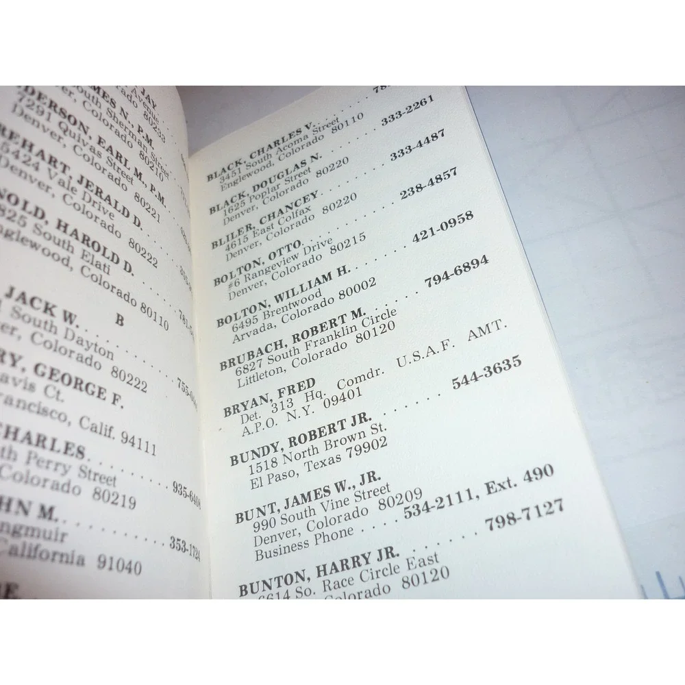 Malta Lodge No 178 AF & AM Denver Colorado 1970 Directory‎ Booklet