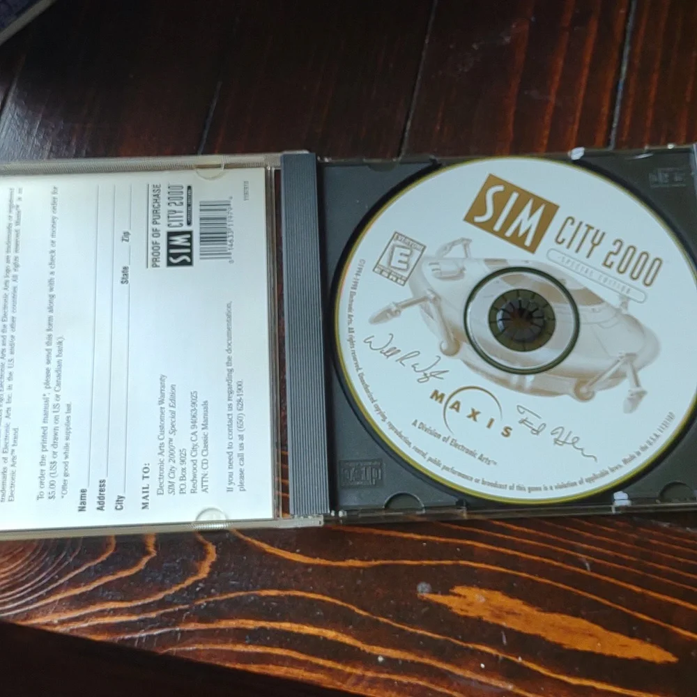 Vintage Retro Gaming SimCity 2000 & Streets of SimCity Combo Pack PC Game Sealed