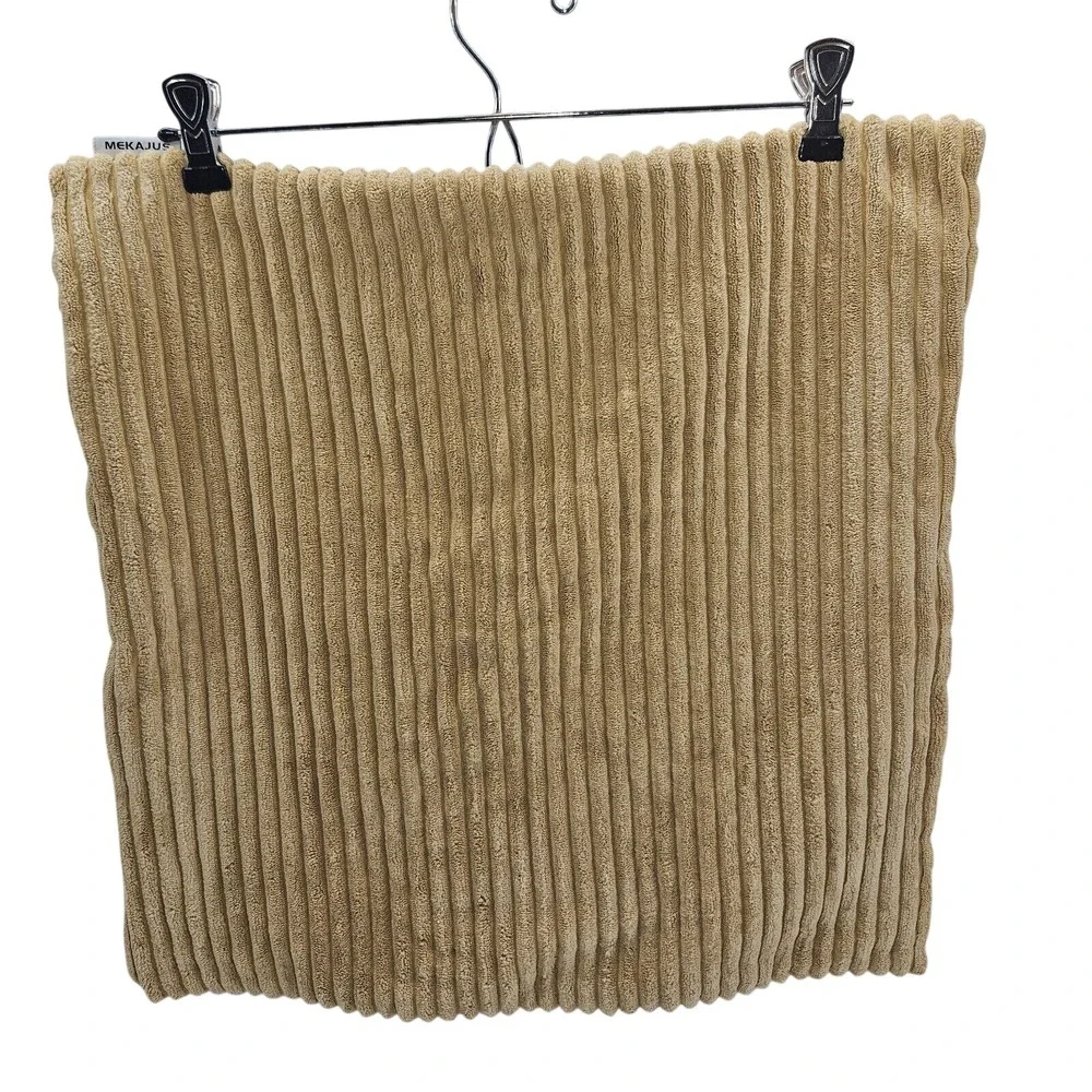 Mekajus Courderoy Gold Throw Pillow Cover Decorative Soft Zip‎ Close 17