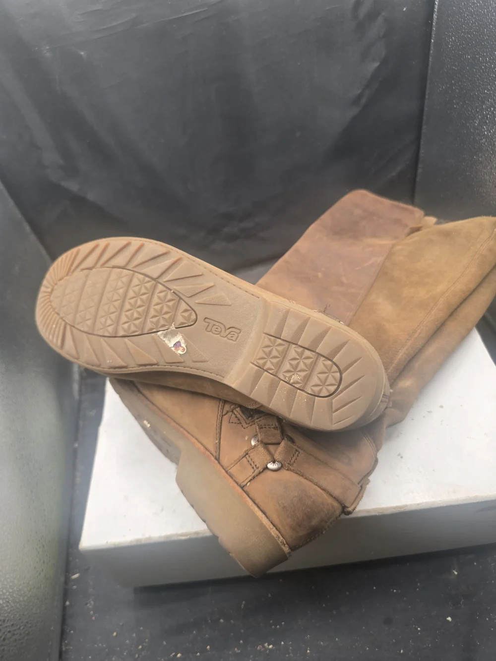 Teva Women's Over-the-Knee Suede Boots - Brown