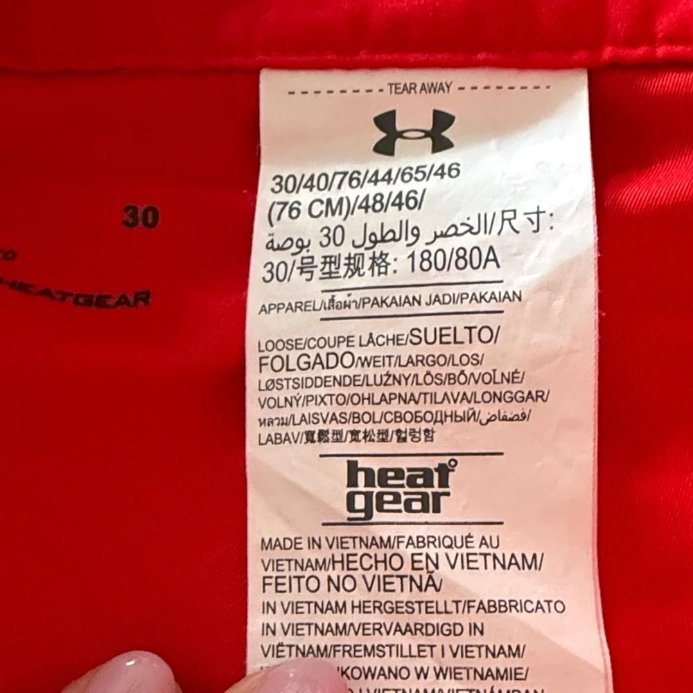 Under Armour bold red