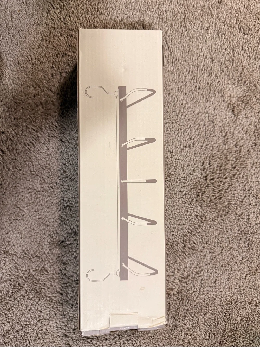 MORALVE Space Saving Pant Hanger - White