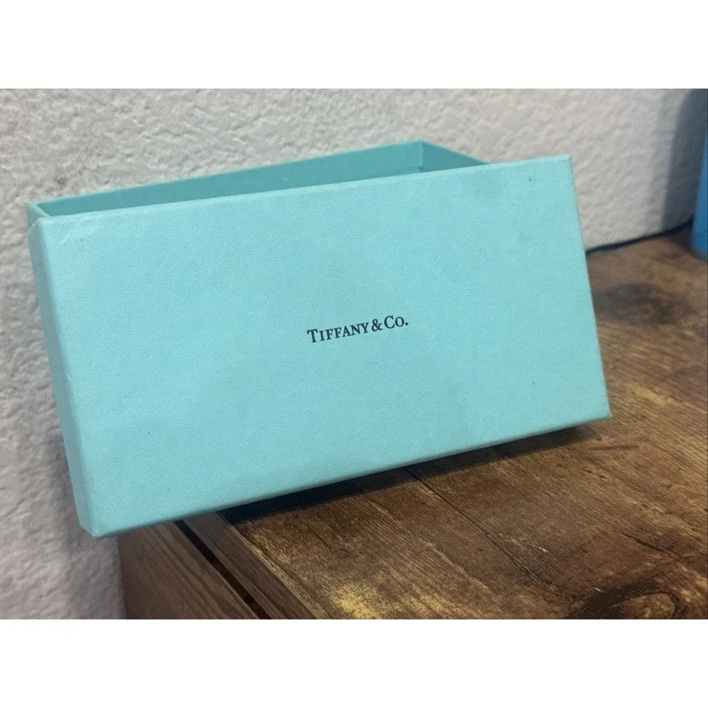 Genuine Tiffany & Co. Blue Teal Empty Gift Box 6.5