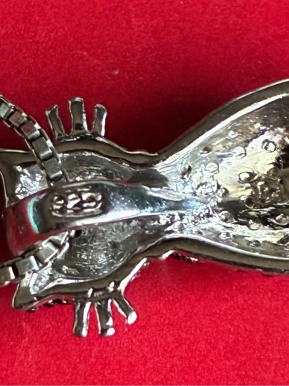 925 Sterling Silver charming cat