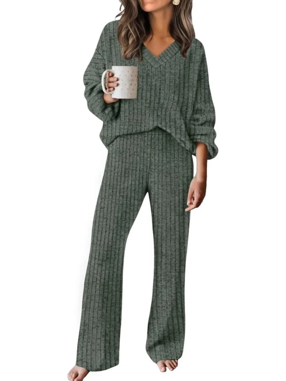 Lounge Sets for Women 2026 Vacation Matching Track Suits Sweater Fall Outfits S-